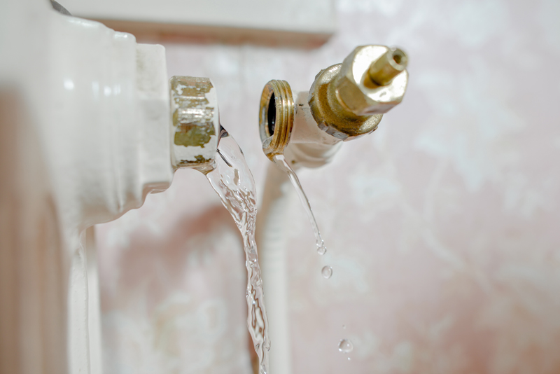 つなぎ目からの水漏れイメージ